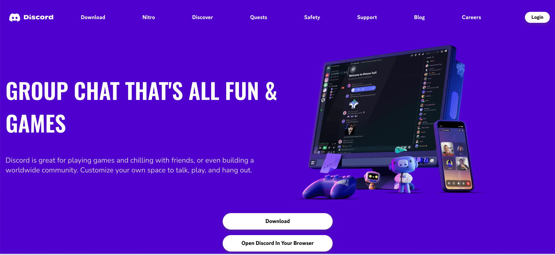 Discord Clone website project